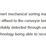 Mechanical sorting